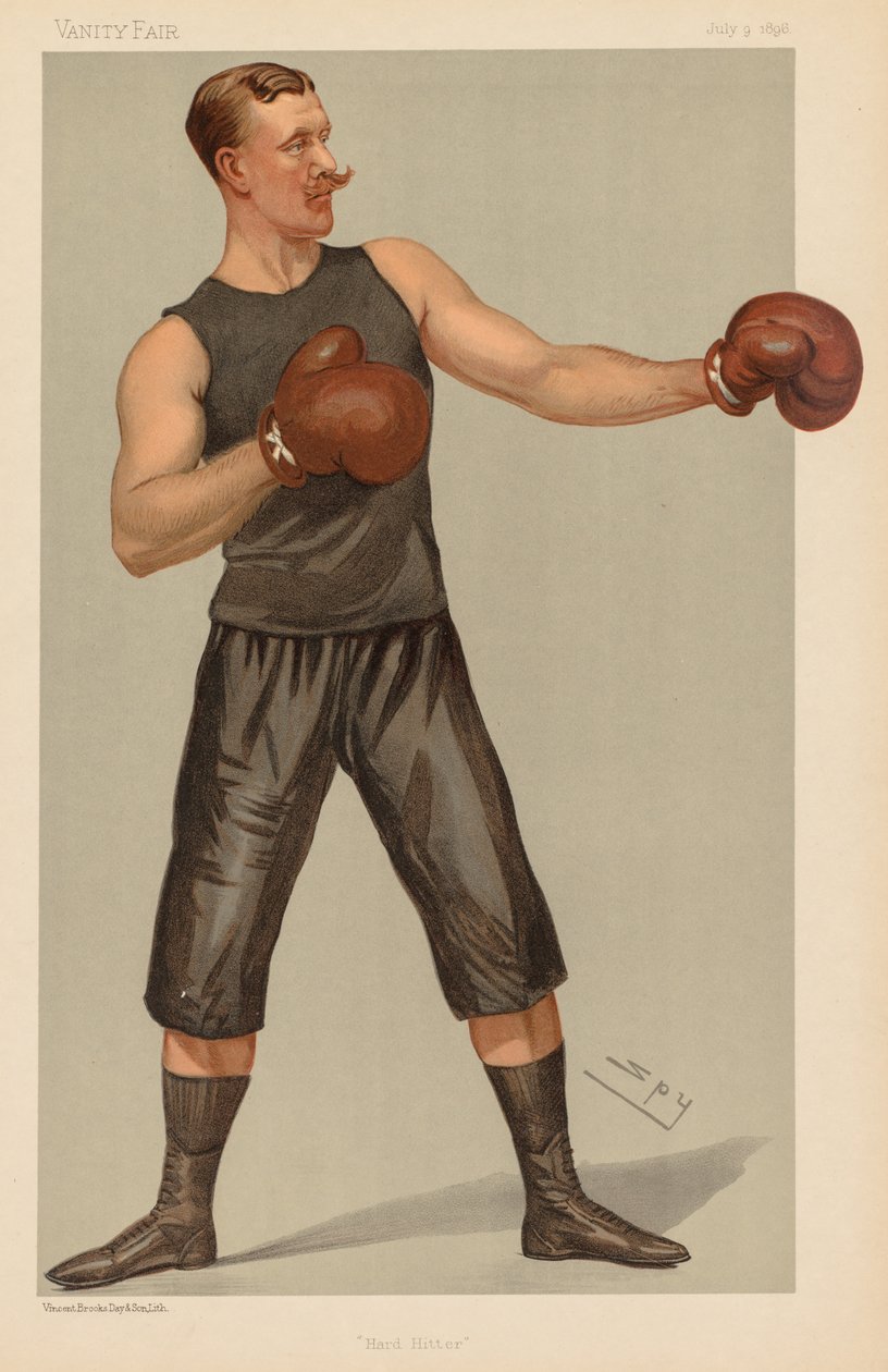 فانيتي فير: Hard Hitter ، 1896. بواسطة ليزلي ماثيو