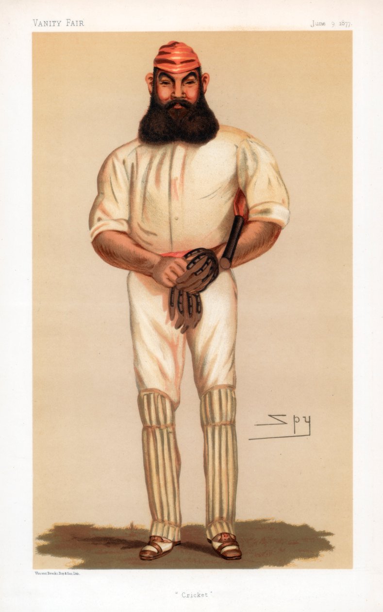 الكريكيت ، 1877. بواسطة ليزلي ماثيو وارد