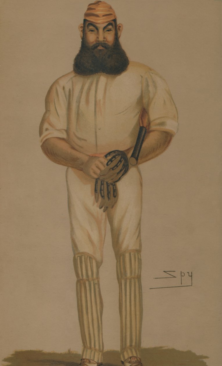 الكريكيت ، 1877. بواسطة ليزلي ماثيو وارد
