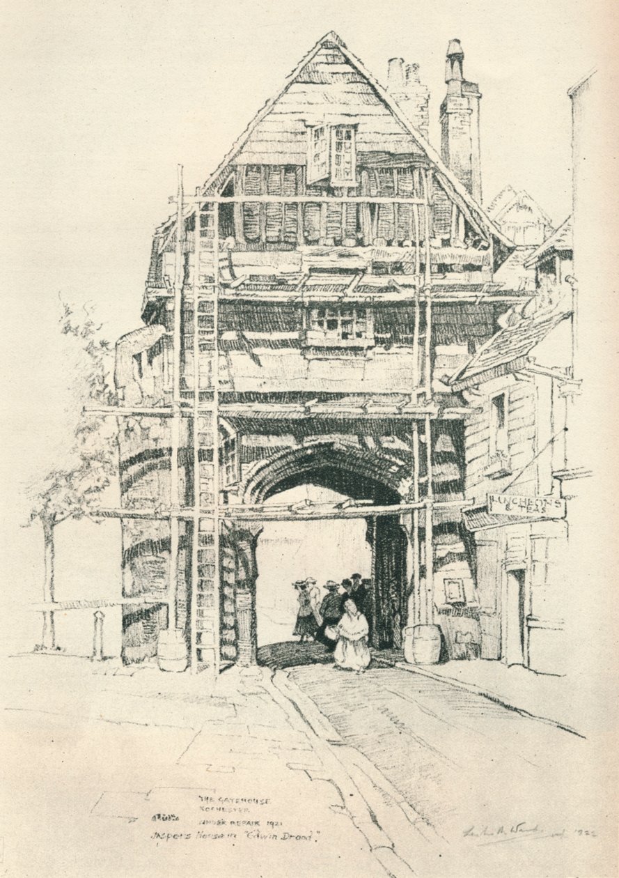 The Gatehouse Rochester ، 1925 بواسطة ليزلي ماثيو وارد