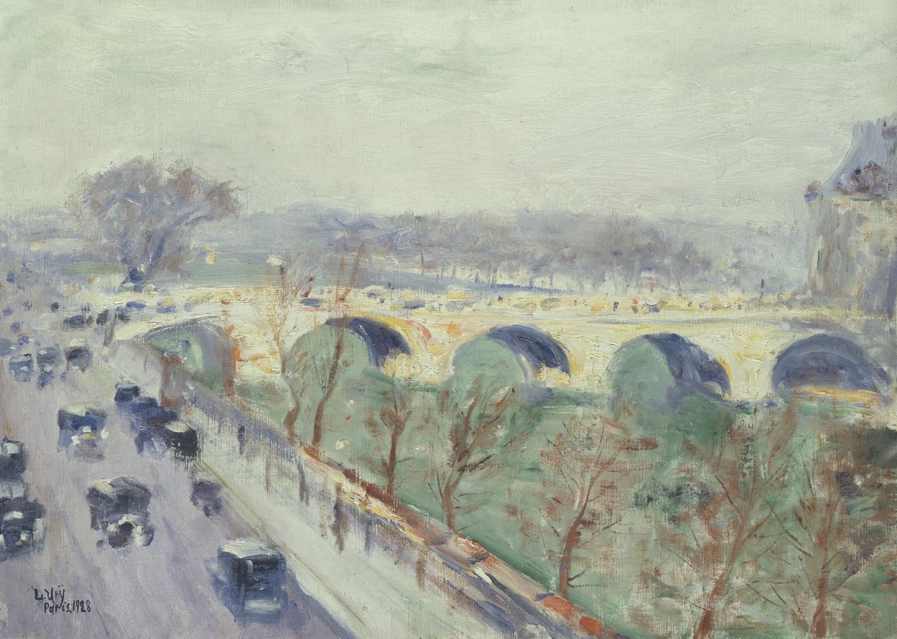 الجسر الملكي في باريس ، 1928 بواسطة أقل يوري