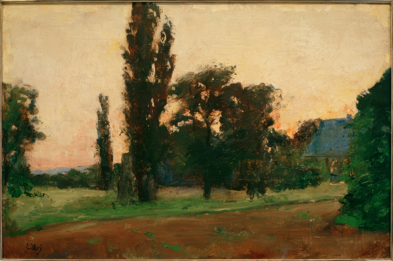 Abendstimmung über rheinischer Landschaft بواسطة أقل يوري