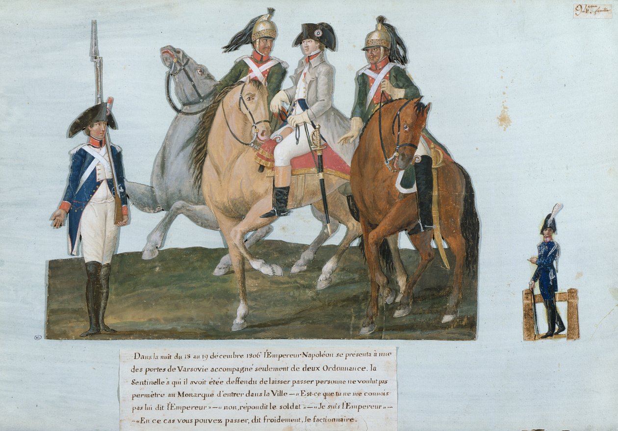 نابليون بونابرت (1769-1821) وحارس وارسو بواسطة الإخوة ليسويور