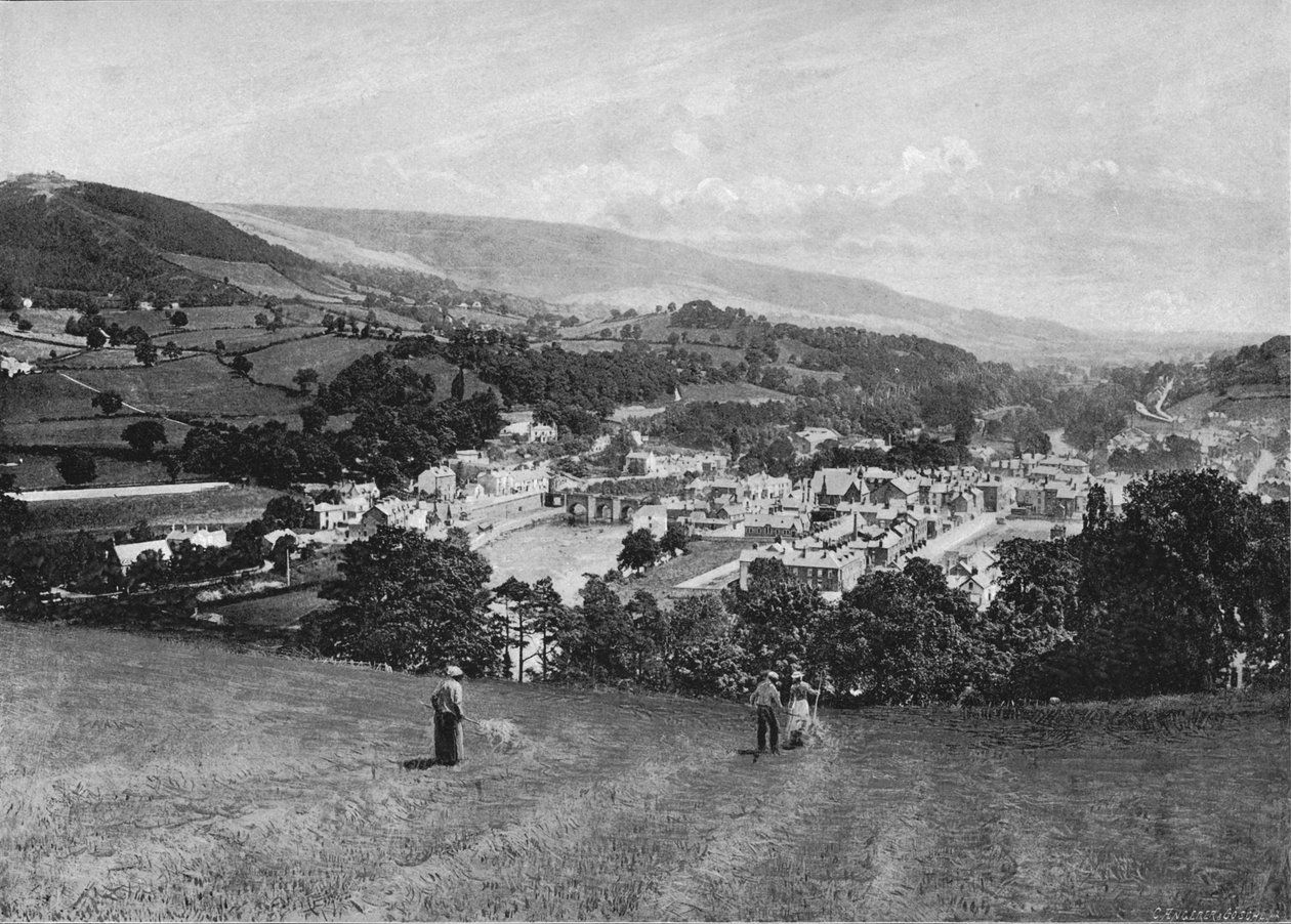قلعة لانجولين وكرو ، c1896 بواسطة Lettsome وأولاده