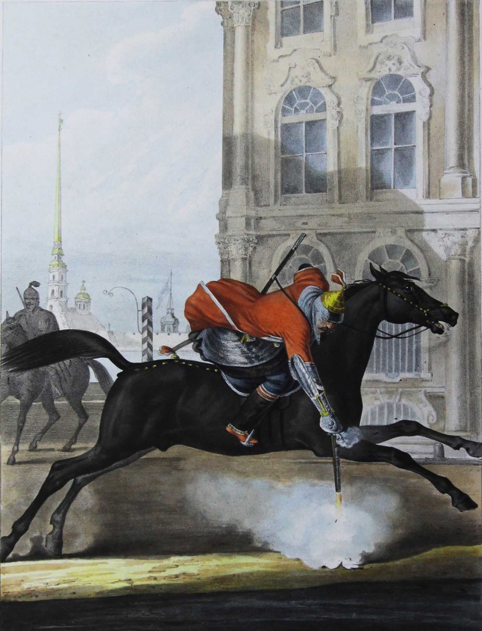 Junker of the Life-Guards Caucasian-Mountain الأسطول 1829 بواسطة ليف الكسندروفيتش بيلوسوف