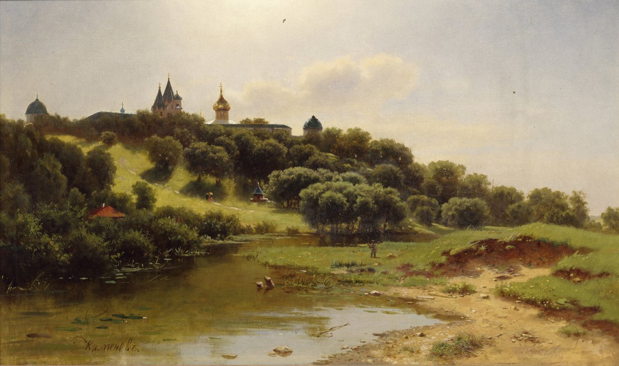 دير Savvino-Storozhevsky بالقرب من Zvenigorod ، 1860 بواسطة ليف ليفوفيتش كامينيف