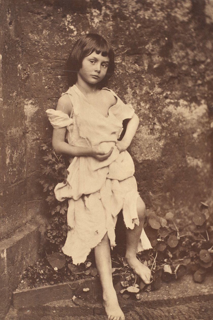 أليس ليدل بدور The Beggar Maid ، 1858. بواسطة لويس كارول
