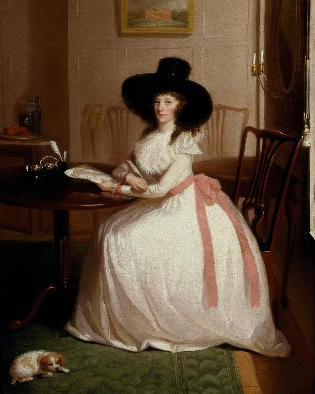 Elizabeth Maria Chevallier Syer, Porträt / Gemälde v. Vaslet بواسطة لويس فاسلت