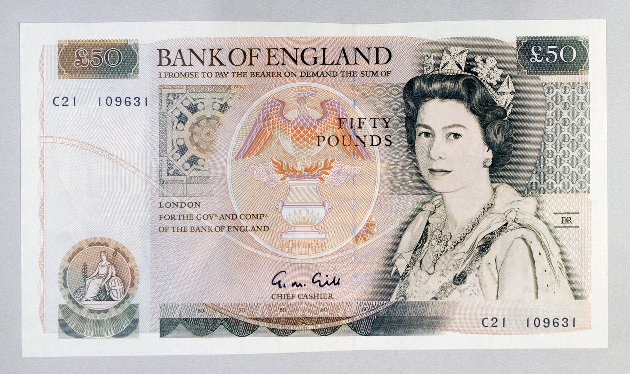 50 pound banknote بواسطة غير معروف غير معروف