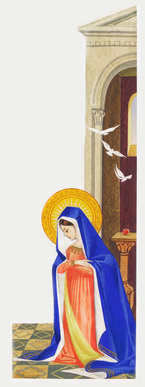 Annunciation to Mary, drawing بواسطة غير معروف غير معروف