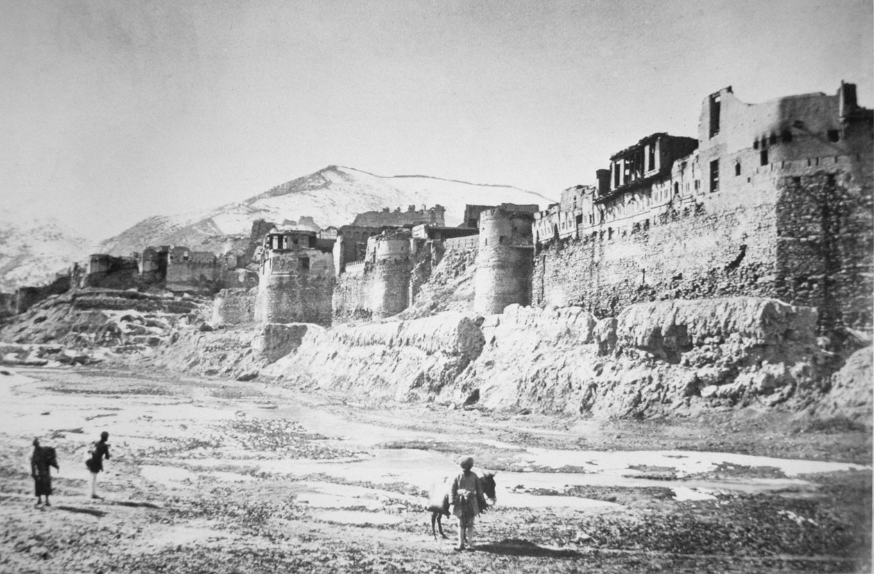 Bala Hissar at Kabul during the second Afghan War 1878-80 (litho) بواسطة غير معروف غير معروف