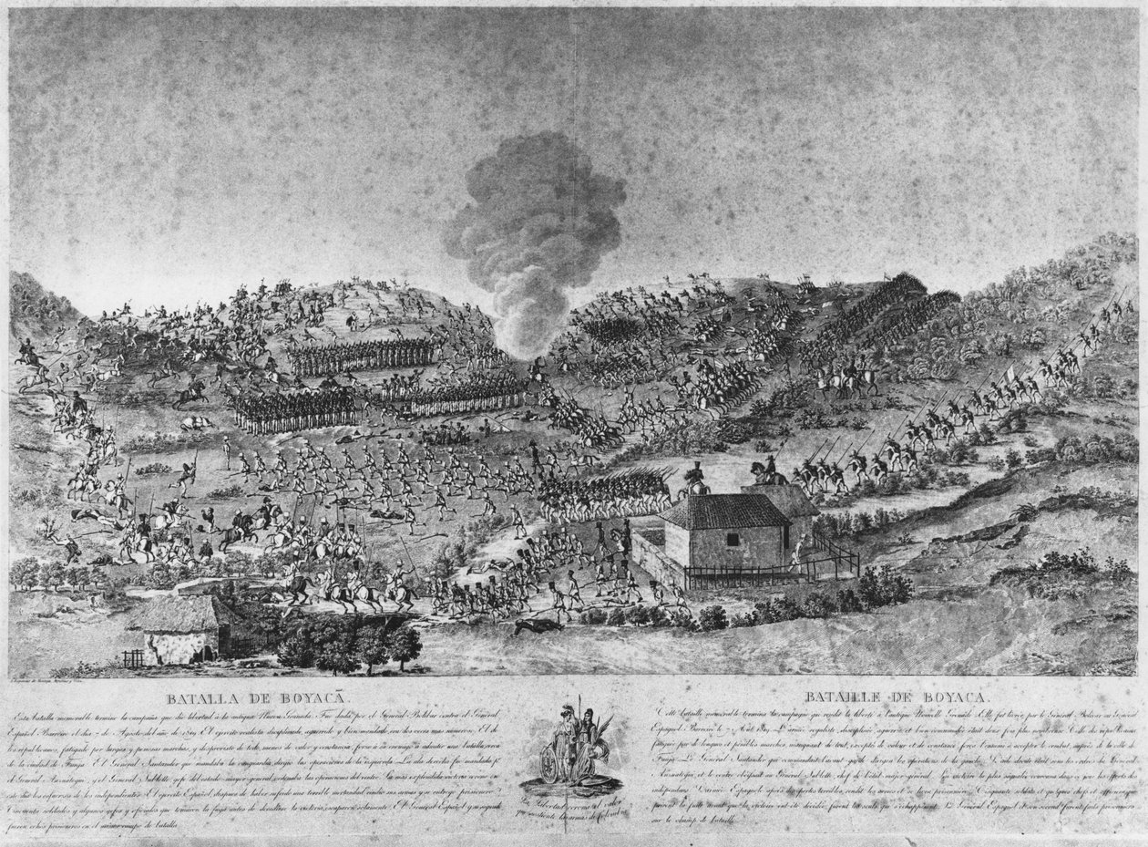 Battle of Boyaca (engraving) بواسطة غير معروف غير معروف