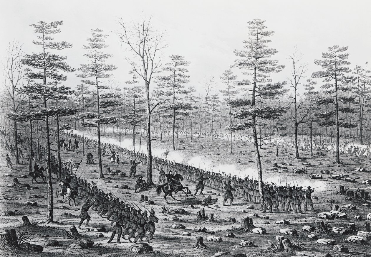 Battle of Stone River or the Battle of Murfreesboro, December 31 بواسطة غير معروف غير معروف
