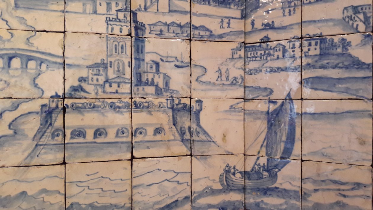 Belém Tower represented on tile (photo) بواسطة غير معروف غير معروف