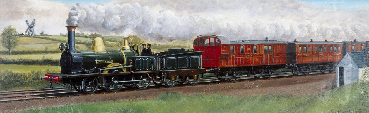 Blackpool-Manchester train, near Kirkham, Lancashire بواسطة غير معروف غير معروف