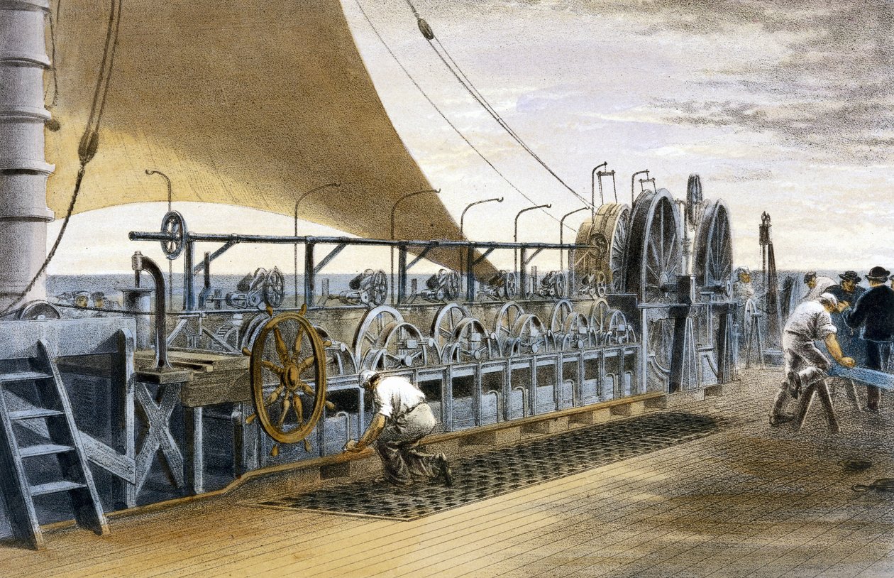 Cable Laying On board Brunel