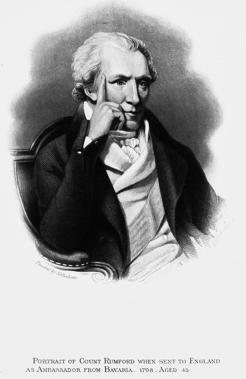Count Rumford, Anglo-American scientist and administrator بواسطة غير معروف غير معروف