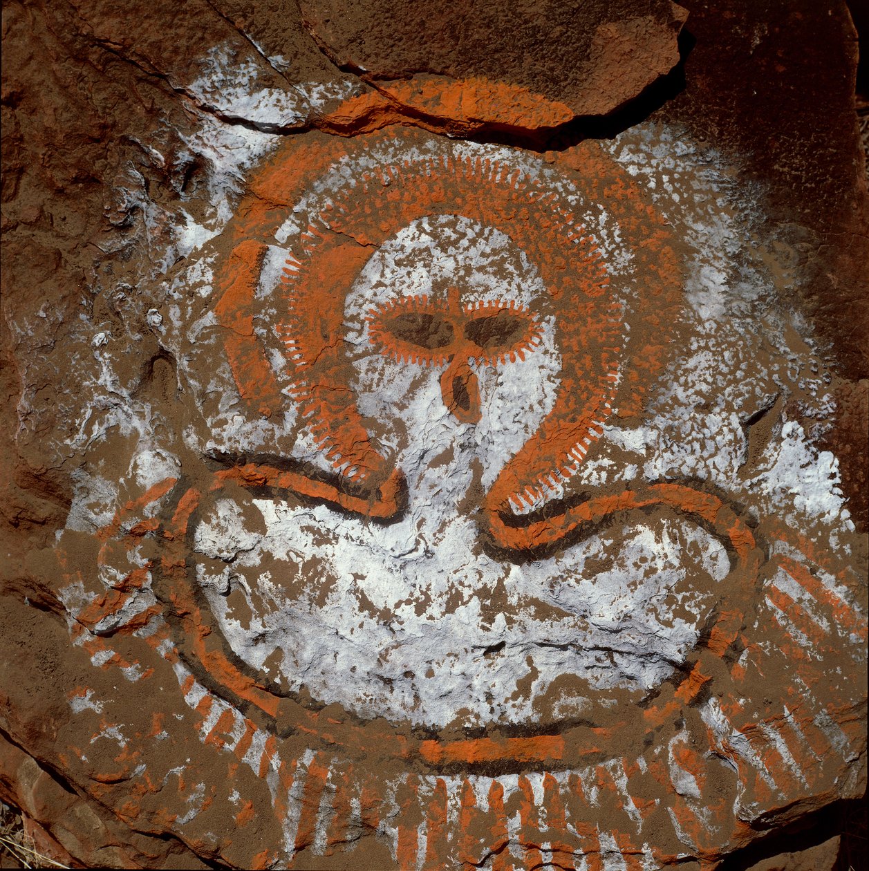 Depiction of Wandjina (rock painting), Australia بواسطة غير معروف غير معروف
