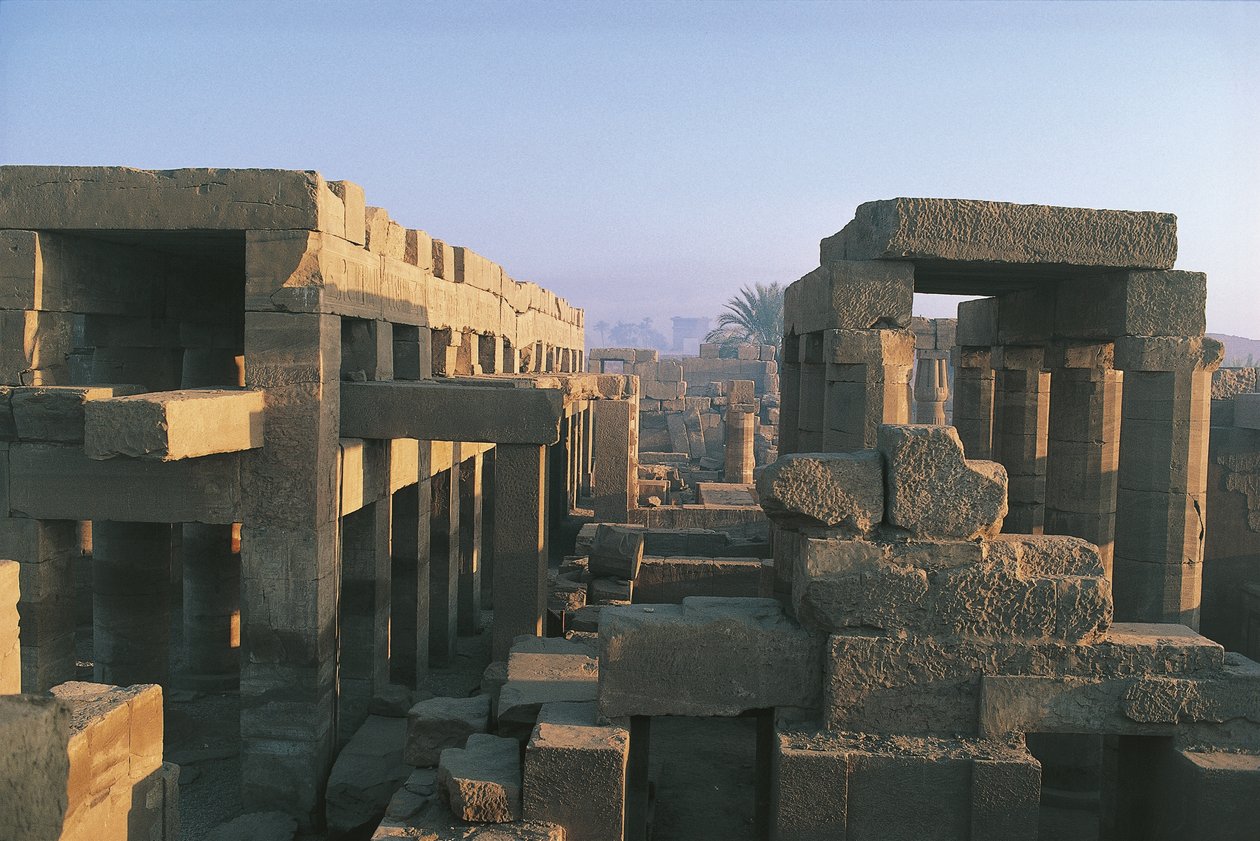 مصر - طيبة القديمة (قائمة اليونسكو للتراث العالمي بواسطة غير معروف غير معروف