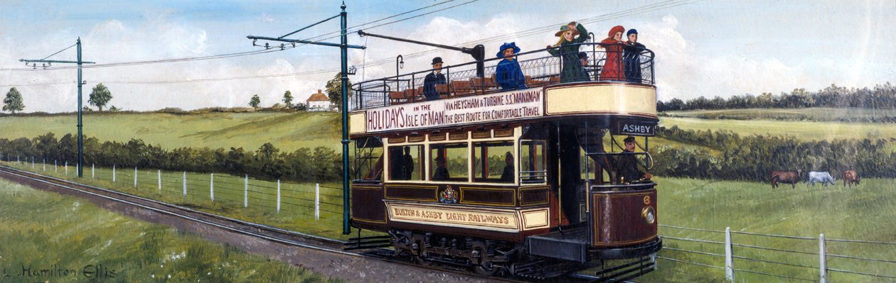 Electric train of the Burton & Ashby Light Railways بواسطة غير معروف غير معروف
