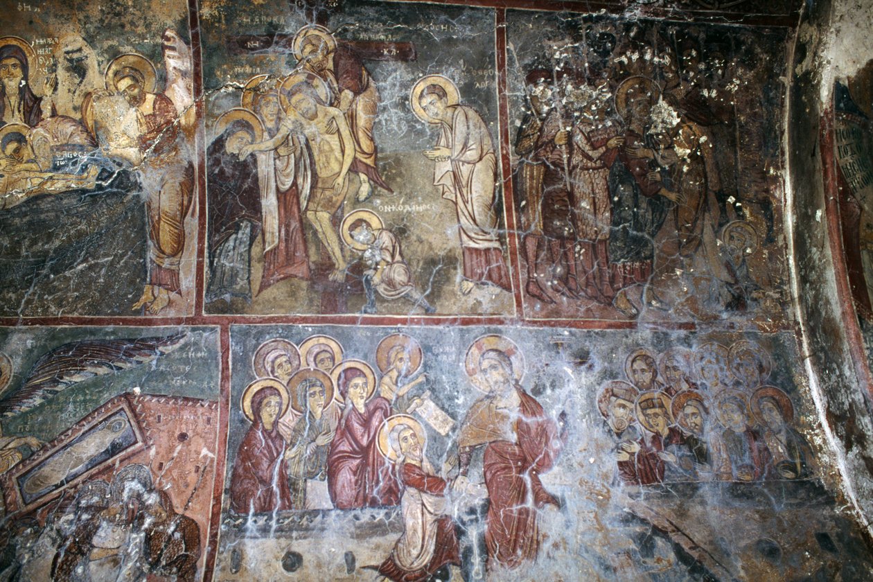 Frescoes in Church of Metamorphosis tou Sotiros, Kefali, Crete, Greece (photo) بواسطة غير معروف غير معروف