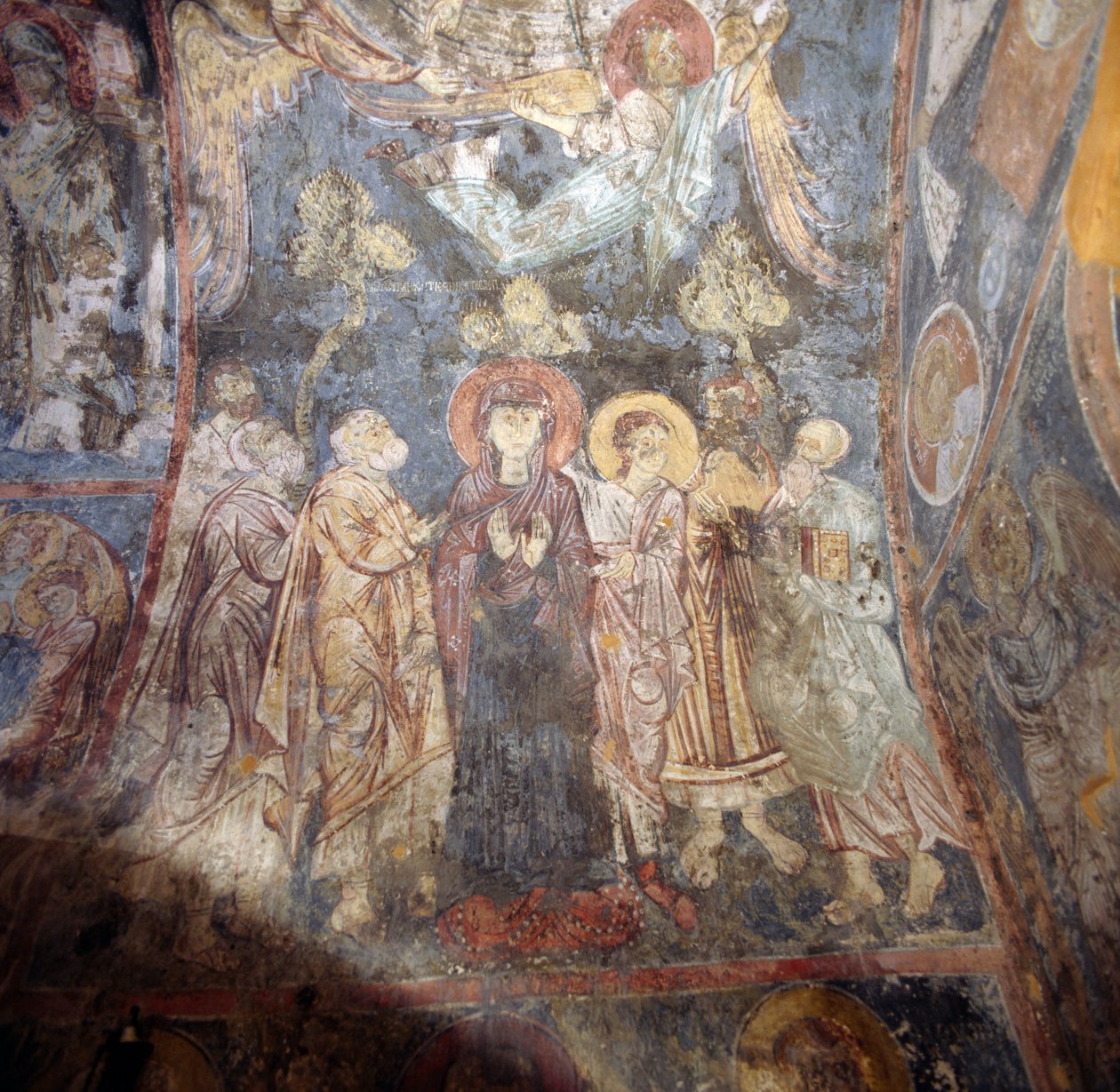 Frescoes in church in Alikampos, Crete, Greece (photo) بواسطة غير معروف غير معروف