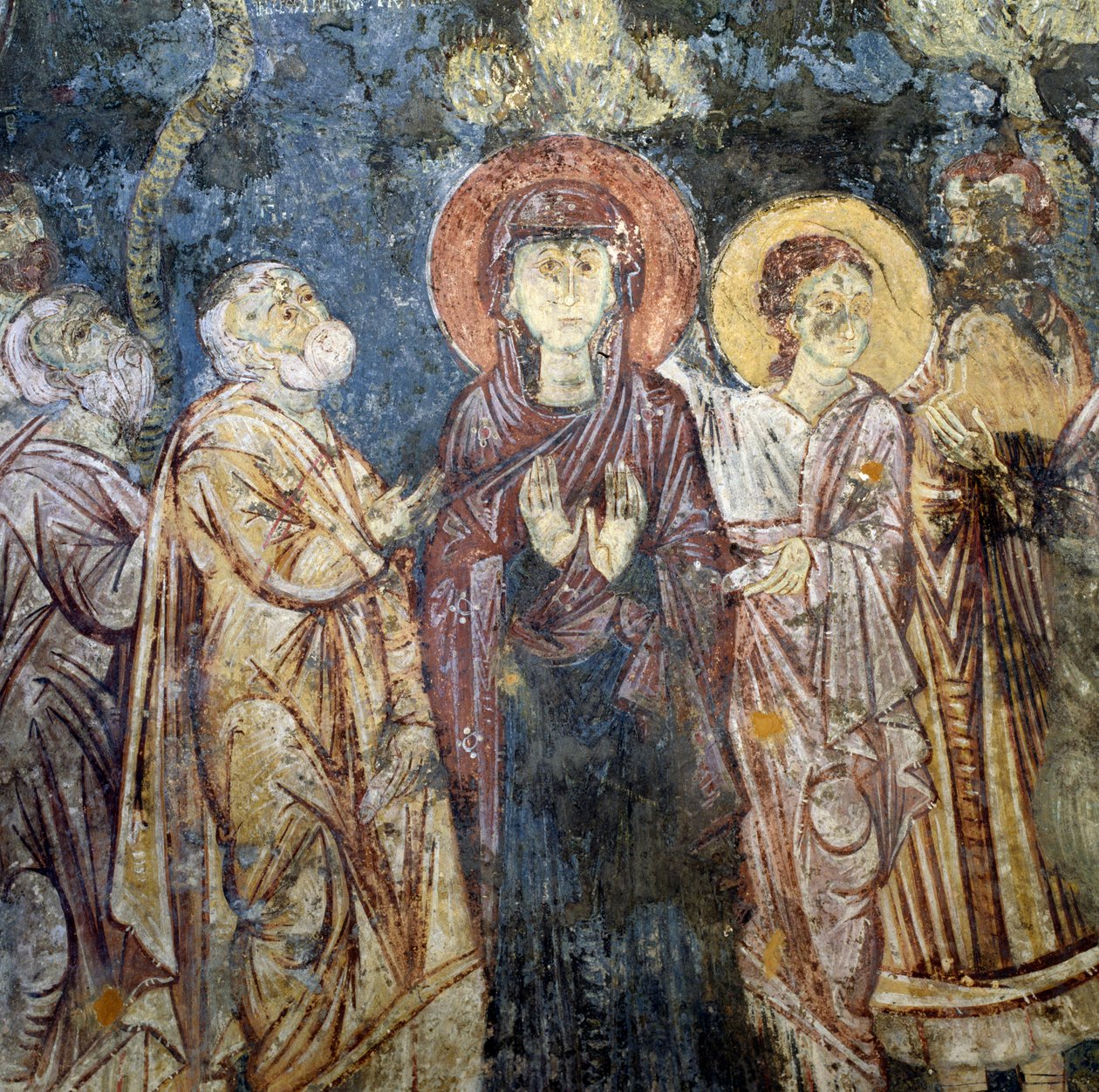 Frescoes in church in Alikampos, Crete, Greece (photo) بواسطة غير معروف غير معروف