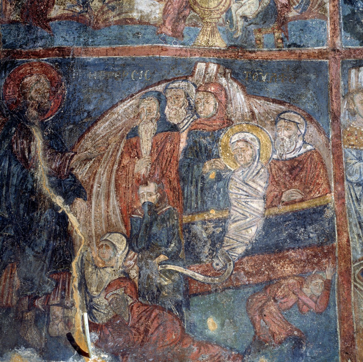Frescoes in church in Alikampos, Crete, Greece (photo) بواسطة غير معروف غير معروف