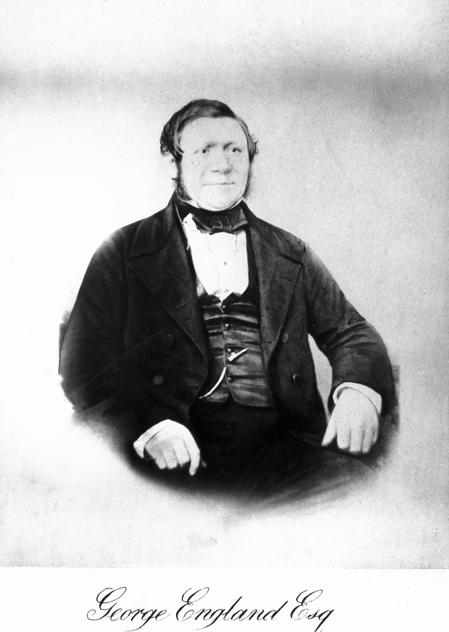 George England, English locomotive maker, mid-19th century بواسطة غير معروف غير معروف