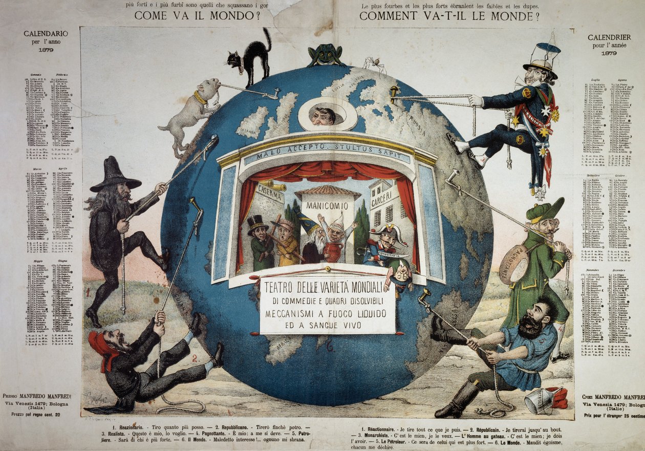 How the world is going, calendar for the year 1879, Italy بواسطة غير معروف غير معروف