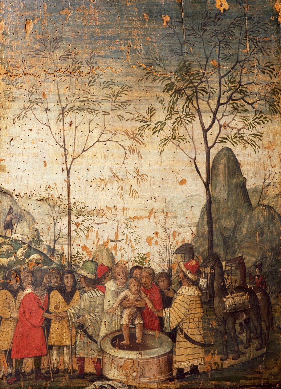 Joseph Sold by his Brothers, painted board بواسطة غير معروف غير معروف