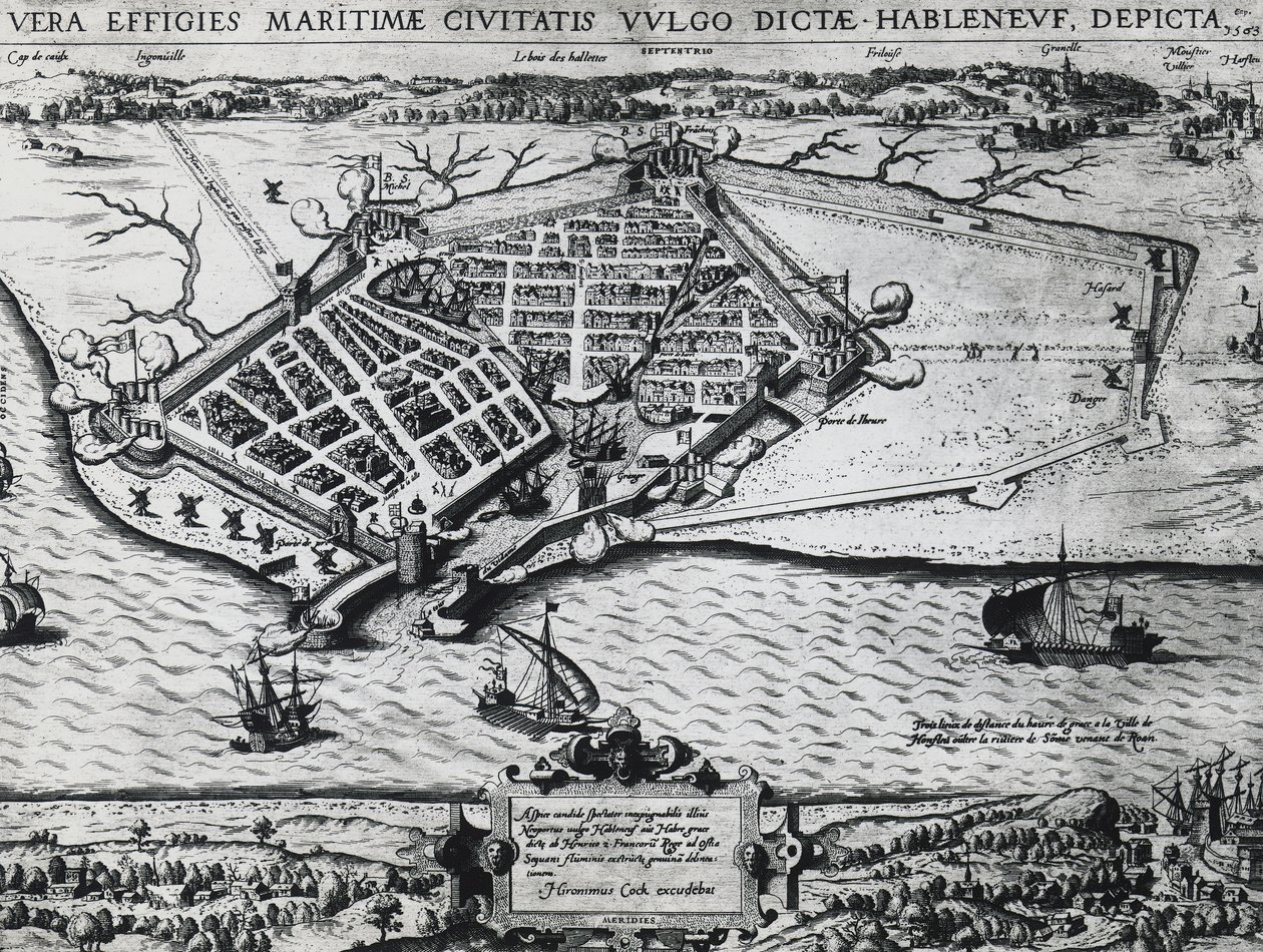 Map of Le Havre بواسطة غير معروف غير معروف