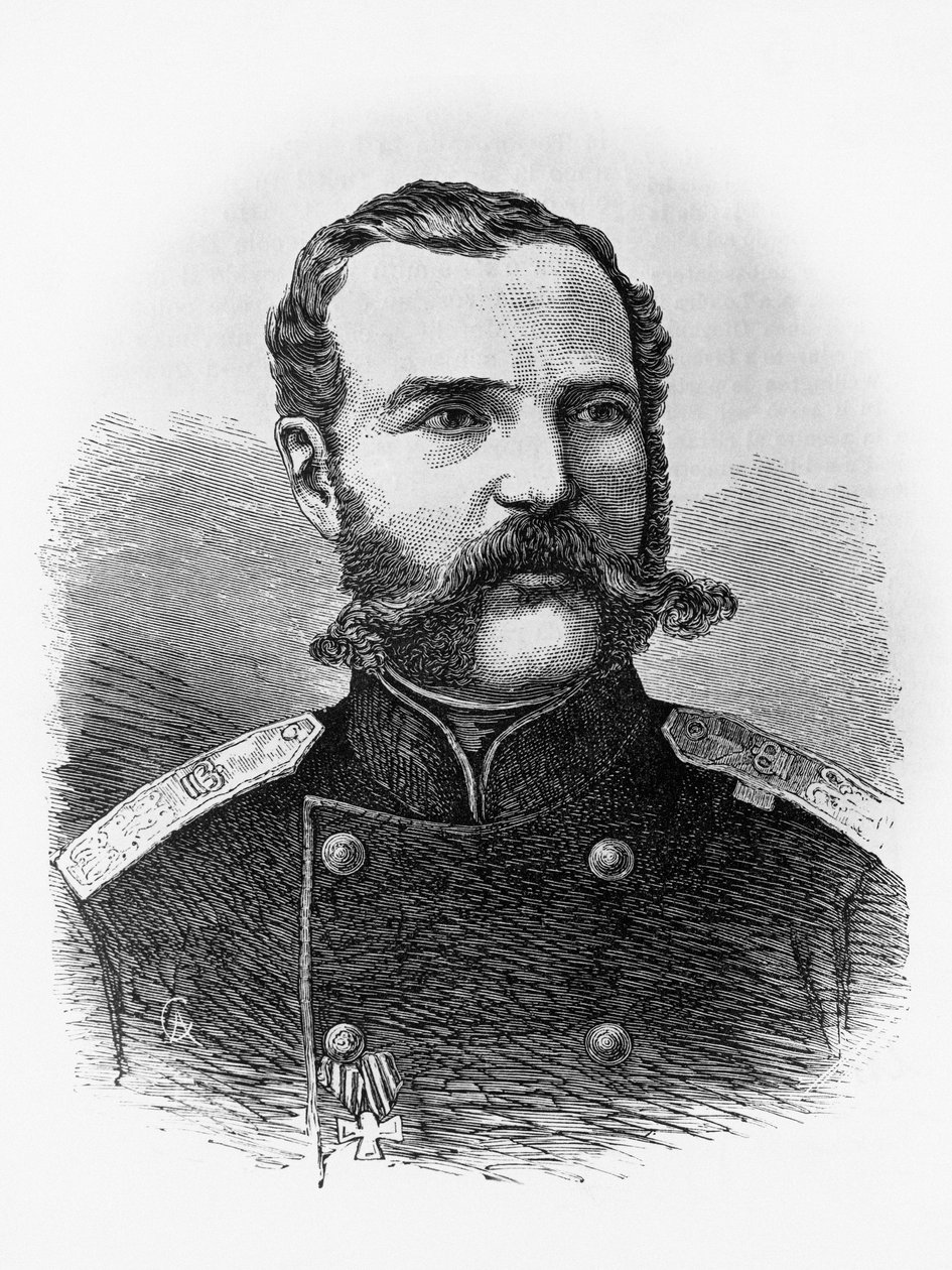 صورة ألكسندر الثاني رومانوف (1818-1881) ، قيصر روسيا من عام 1855 ، نقش بواسطة غير معروف غير معروف