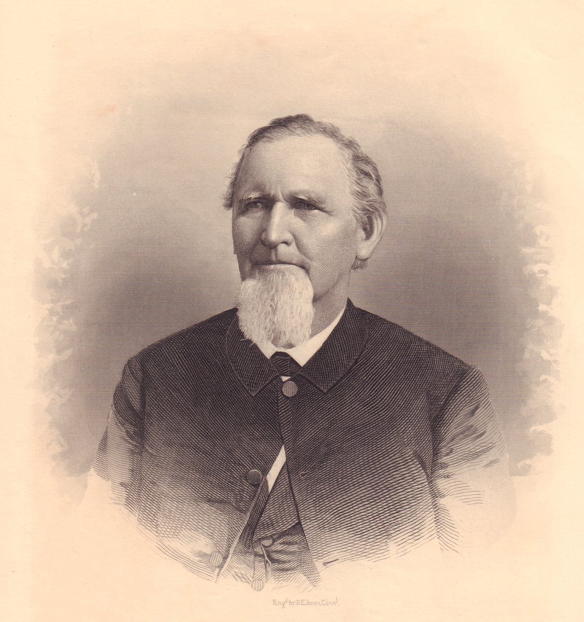 Portrait of American Methodist clergyman John L Smith, engraving by FE Jones, circa 1870 بواسطة غير معروف غير معروف
