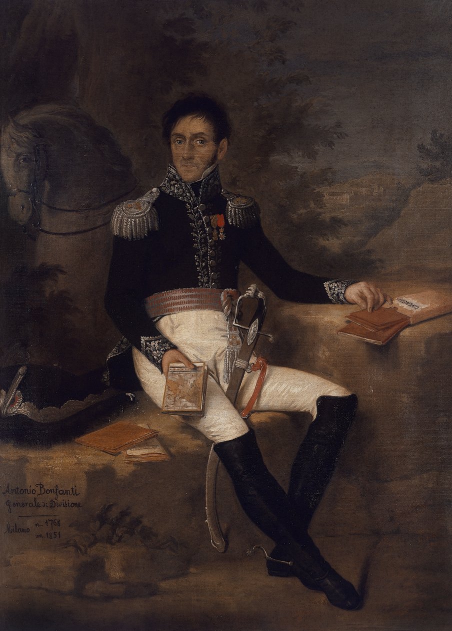 صورة أنطونيو بونفانتي (1768-1851) ، الجنرال الإيطالي ، لوحة زيني ، زيت على قماش ، 575 × 42 سم بواسطة غير معروف غير معروف