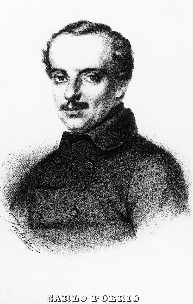 Portrait of Carlo Poerio (1803-1867), Italian patriot and politician, engraving بواسطة غير معروف غير معروف