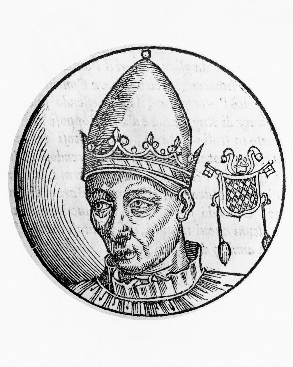 صورة لسلستين الثاني (Guido Guelfuccio de Castello ، توفي عام 1144) بواسطة غير معروف غير معروف