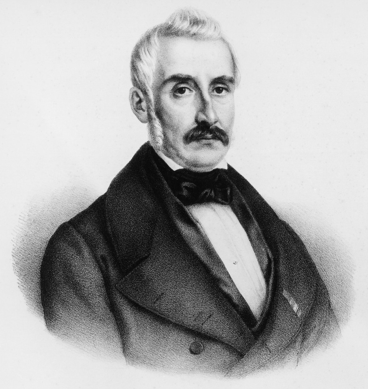 صورة للكونت جيوفاني بالداسيروني (1795-1876) ، سياسي إيطالي وآخر رئيس وزراء لتوسكانا ، نقش بواسطة غير معروف غير معروف