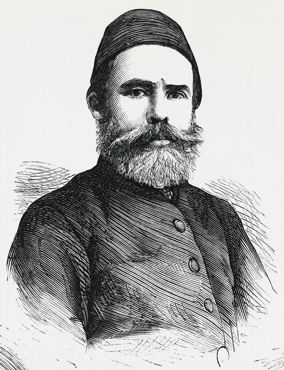 Portrait of Djevet Pasha, Interior minister of Ottoman Empire بواسطة غير معروف غير معروف
