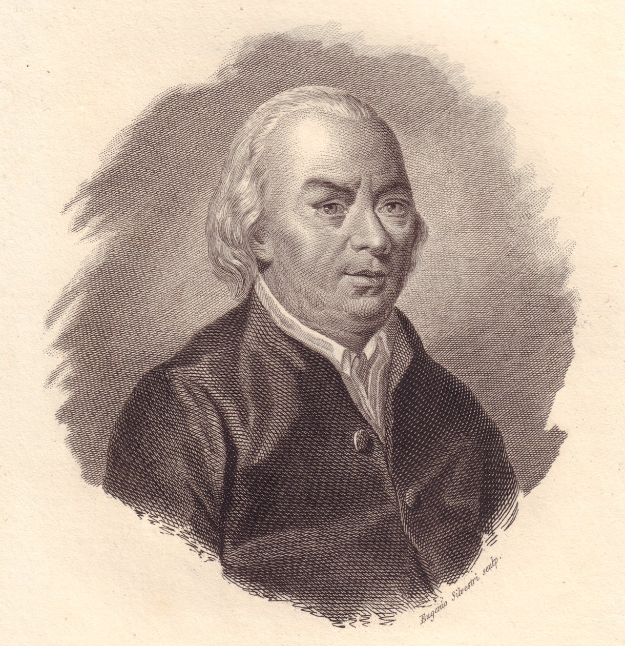 Portrait of Italian poet Gian Carlo Passeroni (1713-1803), copper engraving by Eugenio Silvestri بواسطة غير معروف غير معروف