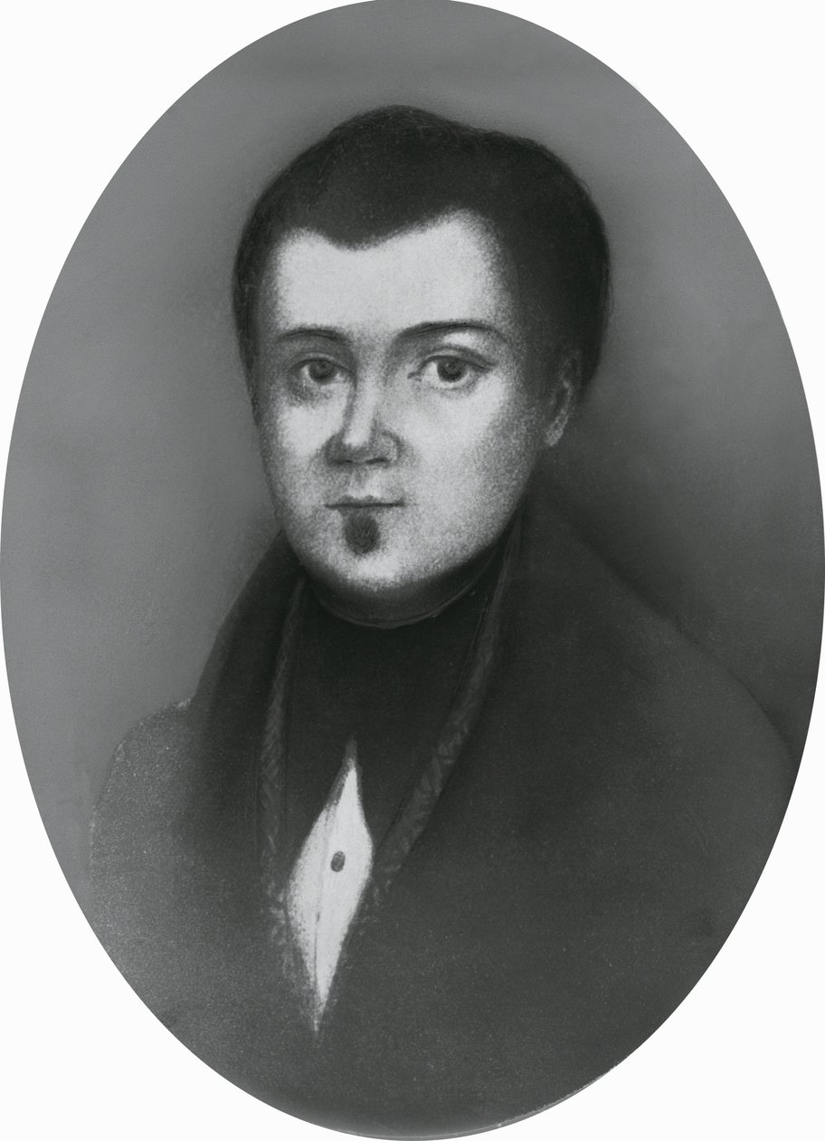 Portrait of Jacopo Ruffini (1805-1833), Italian physician and patriot, engraving بواسطة غير معروف غير معروف