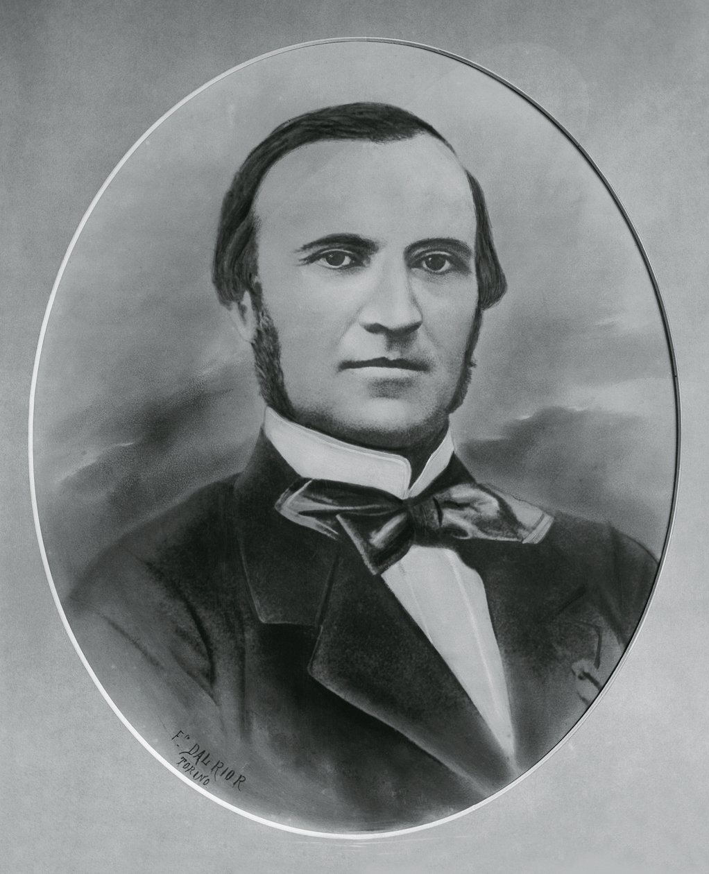 Portrait of Severino Grattoni (1815-1876), Italian architect and engineer, engraving بواسطة غير معروف غير معروف