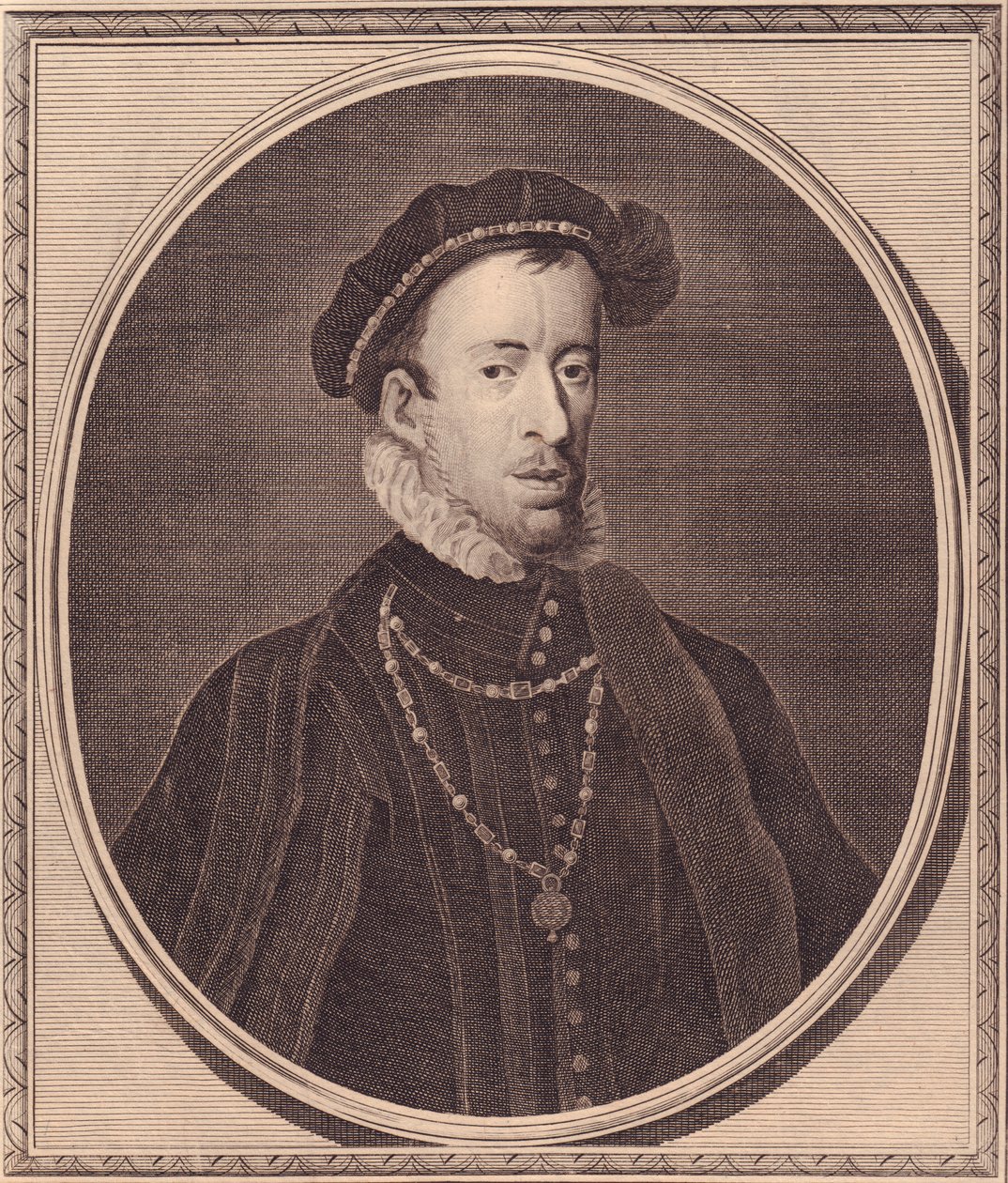 Portrait of Thomas Howard, 4th Duke of Norfolk (1536-1572), copper engraving by John Goldar (1729-1795) بواسطة غير معروف غير معروف