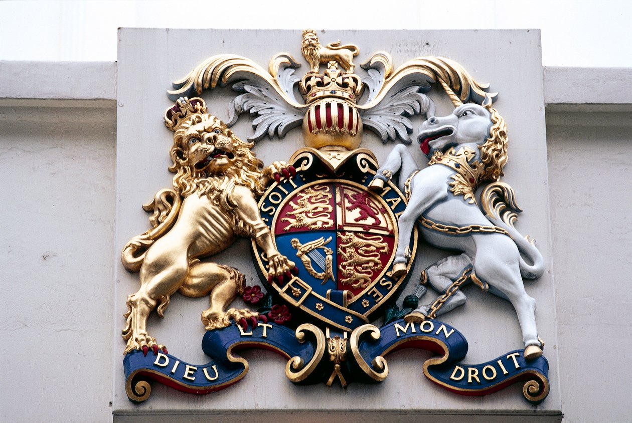 Royal coat of arms of the United Kingdom, Theatre Royal, Drury Lane بواسطة غير معروف غير معروف