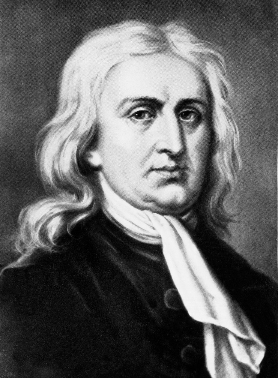 Sir Isaac Newton (b/w photo) بواسطة غير معروف غير معروف