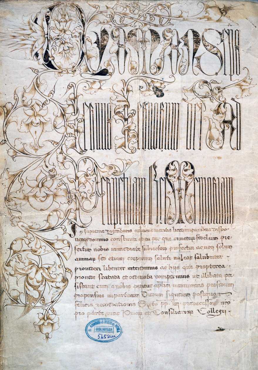 Statute of the physicians of Rome بواسطة غير معروف غير معروف