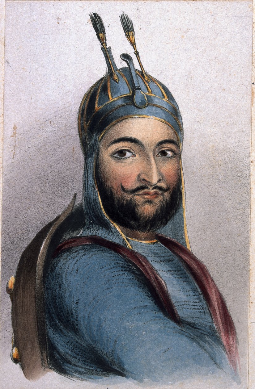 Mahommed Akbar Khan, 1842  بواسطة الملازم فنسنت آير