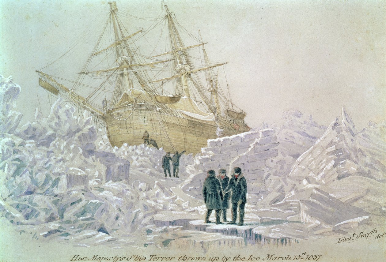 حادثة في رحلة تجارية: إرهاب HMS ألقى بها الجليد ، 15 مارس 1837 بواسطة الملازم سميث