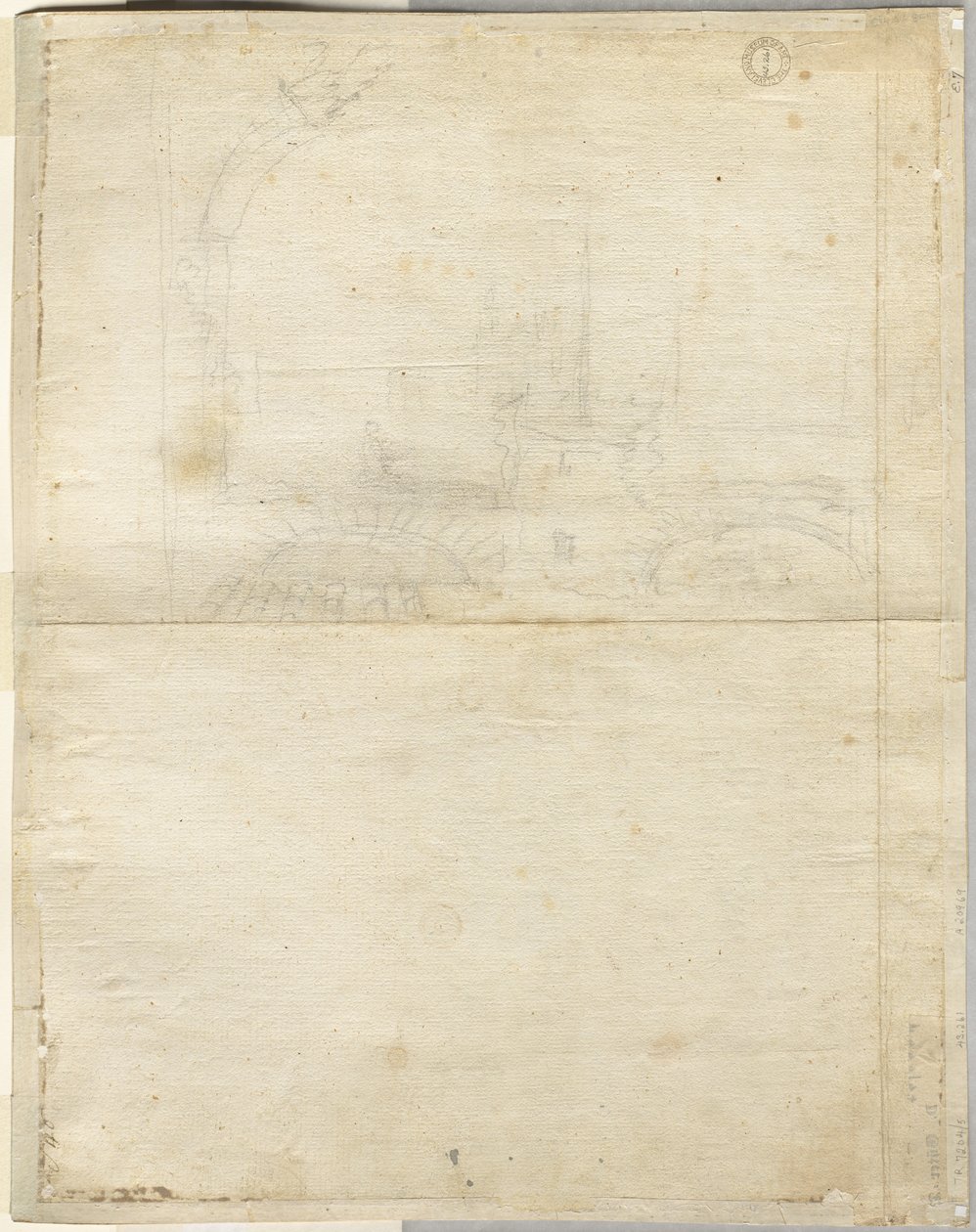 رسم تخطيطي لسان جيوفاني في لاتيرانو ، 1664. بواسطة ليفين كرويل