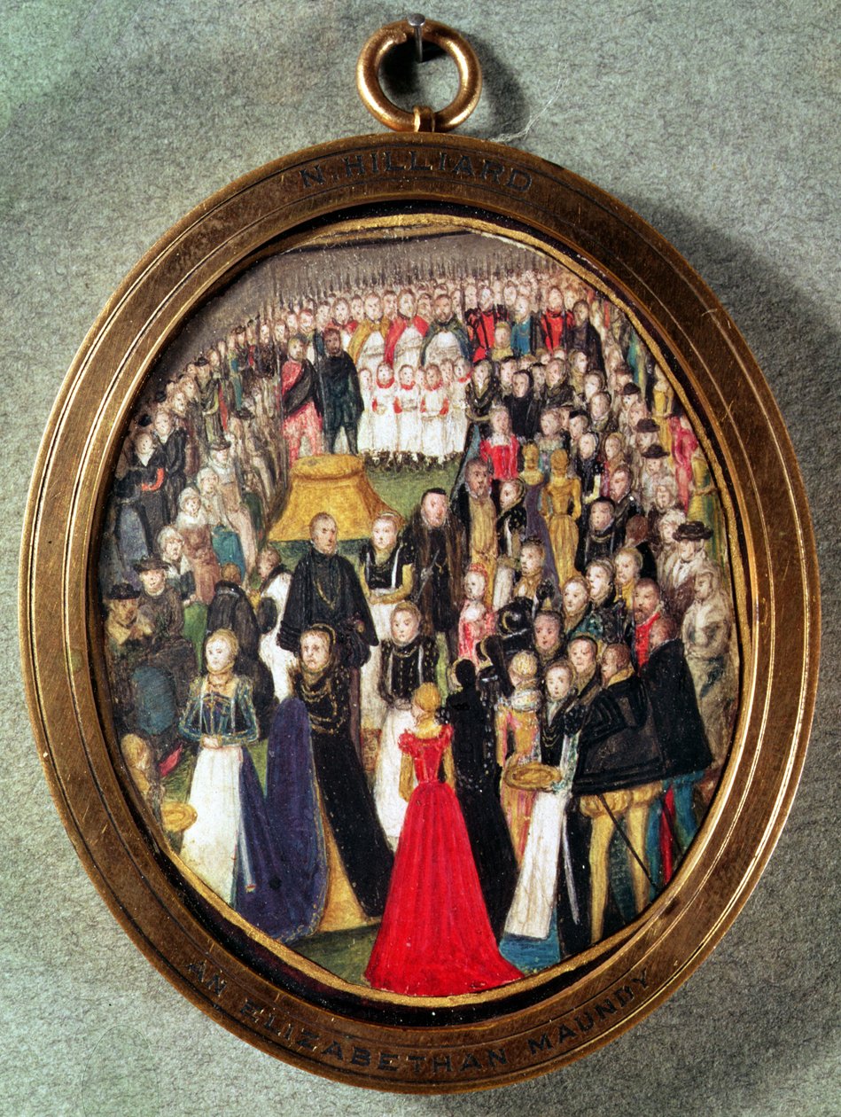 مراسم اليزابيثي الماوندي ، c.1560 (مرحاض على الرق) بواسطة وصلة ليفين القطران